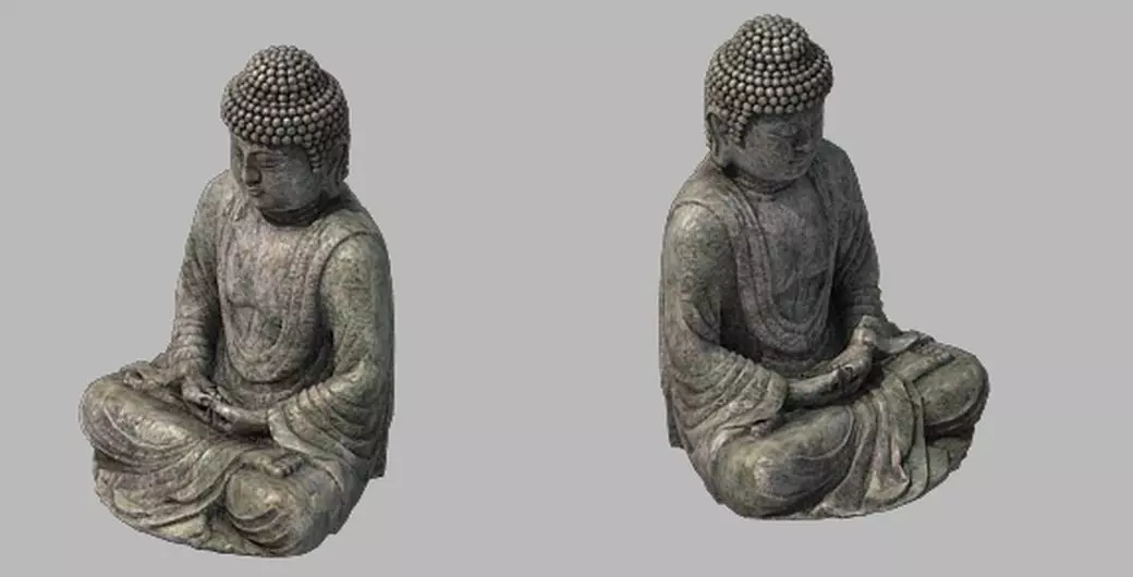 Religion - Statues - Buddha 2 3D model_0