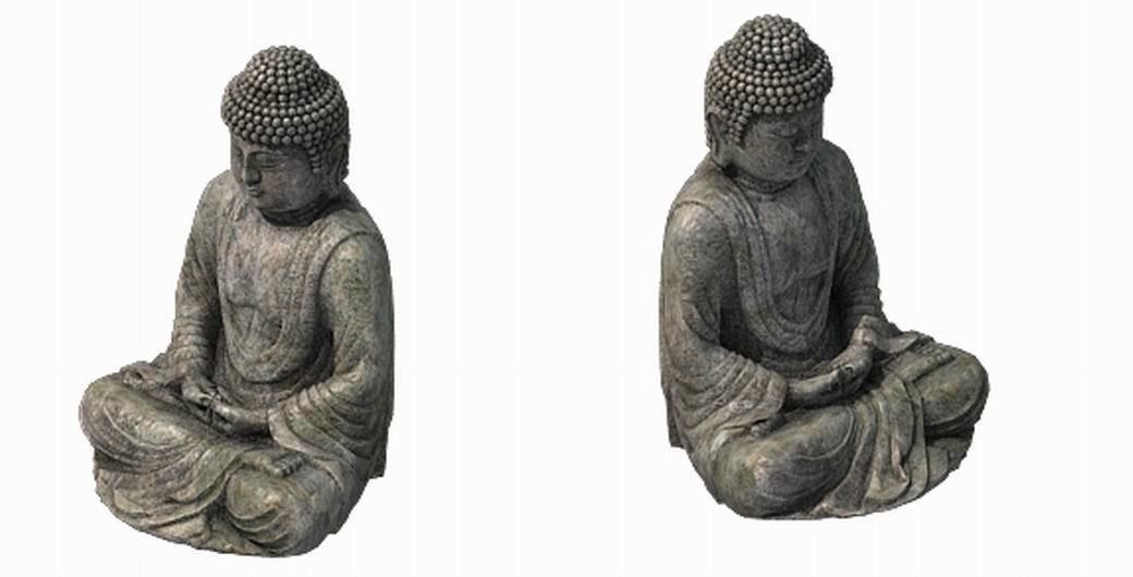 Religion - Statues - Buddha 2 3D model_1