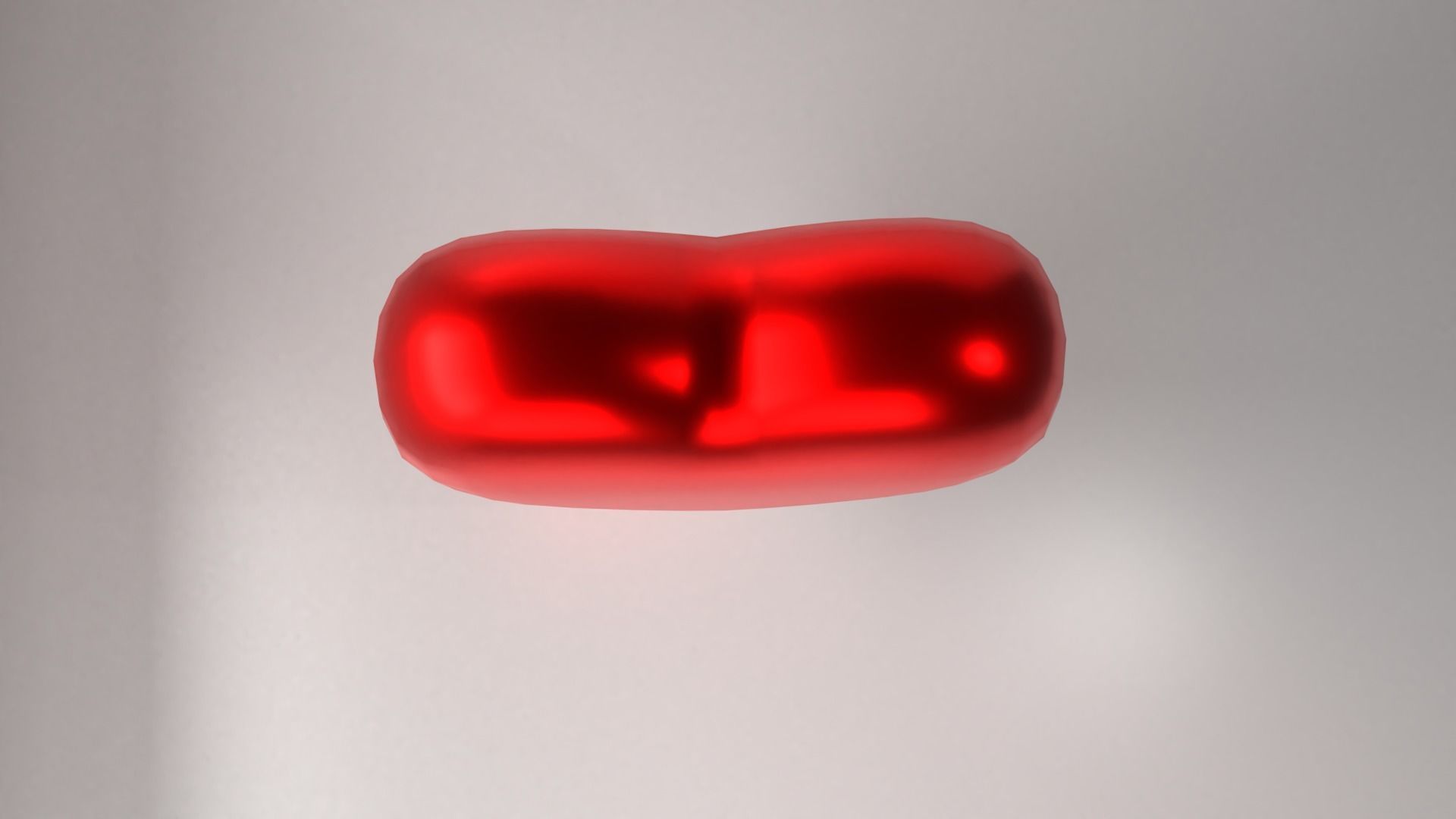 Metal Heart Shape Symbol 3D model_2