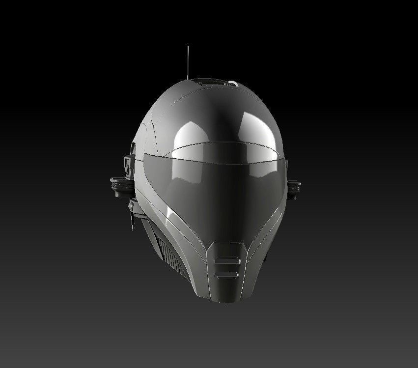 Helmet Zorii Bliss from The Rise of Skywalker 3D print model_30