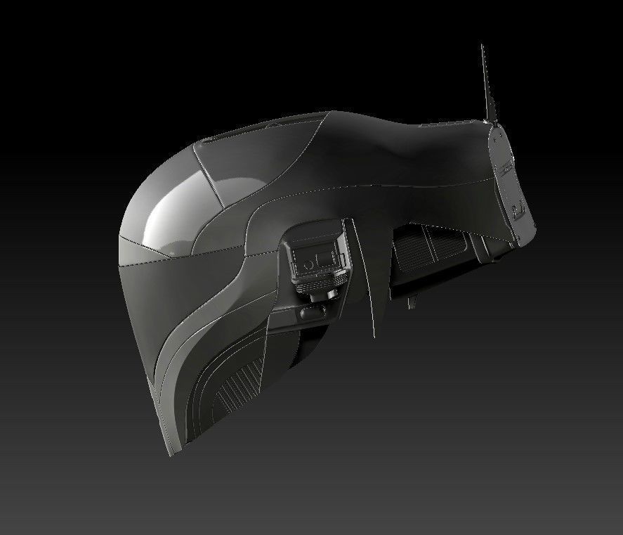 Helmet Zorii Bliss from The Rise of Skywalker 3D print model_60