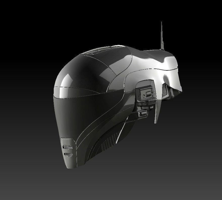 Helmet Zorii Bliss from The Rise of Skywalker 3D print model_58