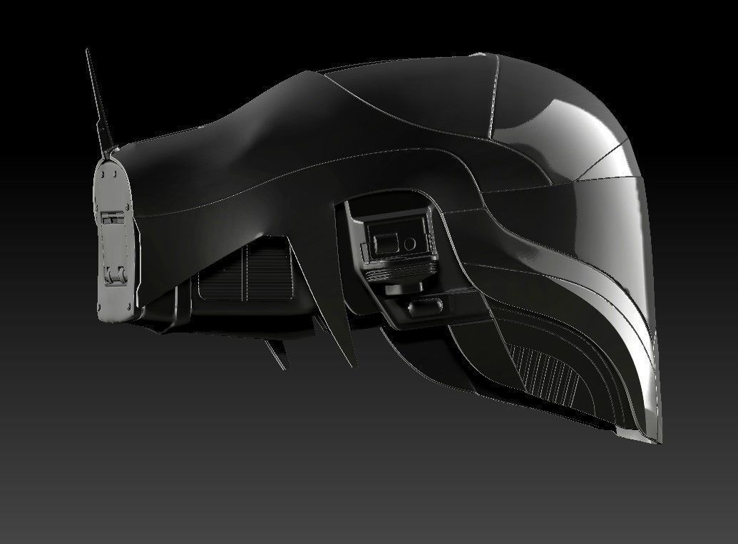 Helmet Zorii Bliss from The Rise of Skywalker 3D print model_14