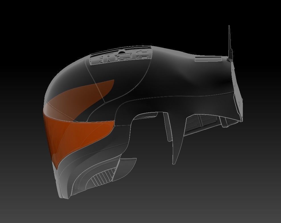 Helmet Zorii Bliss from The Rise of Skywalker 3D print model_40