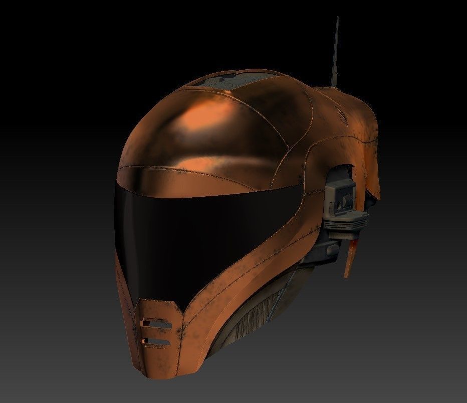 Helmet Zorii Bliss from The Rise of Skywalker 3D print model_51