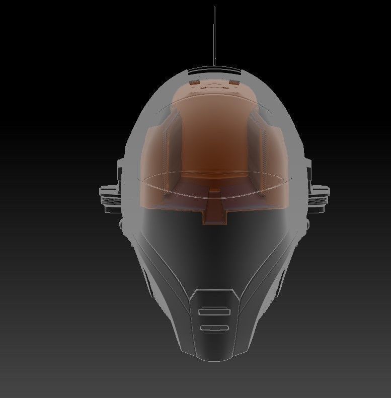 Helmet Zorii Bliss from The Rise of Skywalker 3D print model_24