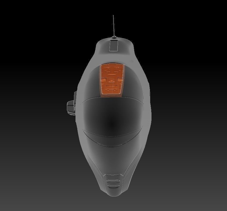 Helmet Zorii Bliss from The Rise of Skywalker 3D print model_45