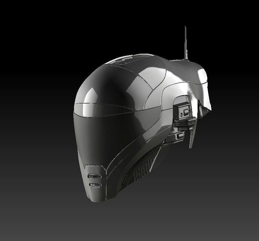 Helmet Zorii Bliss from The Rise of Skywalker 3D print model_57