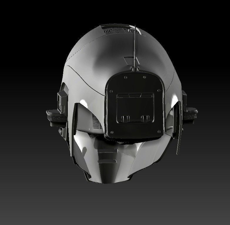 Helmet Zorii Bliss from The Rise of Skywalker 3D print model_11