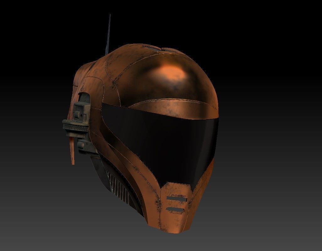 Helmet Zorii Bliss from The Rise of Skywalker 3D print model_49