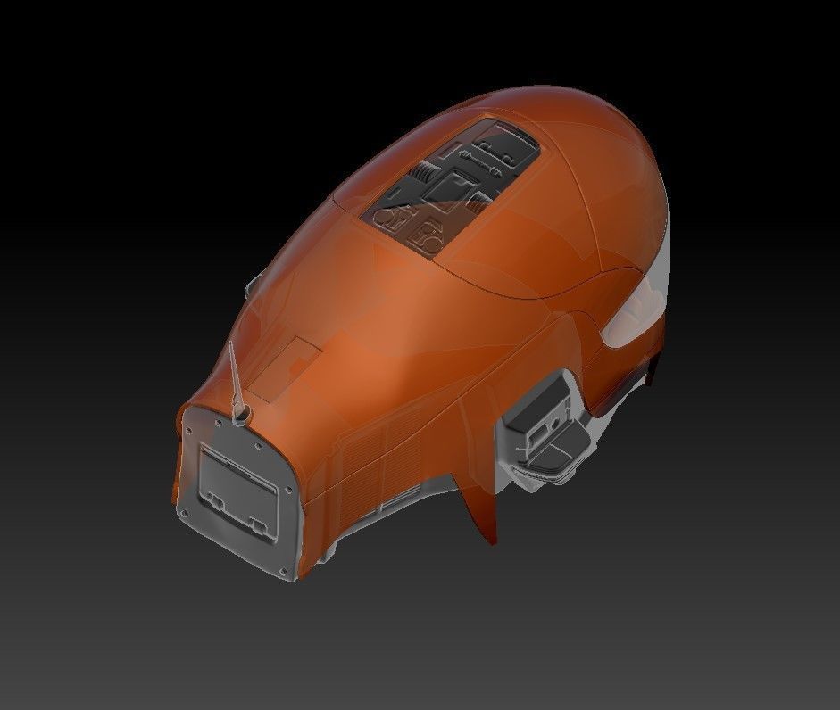 Helmet Zorii Bliss from The Rise of Skywalker 3D print model_22