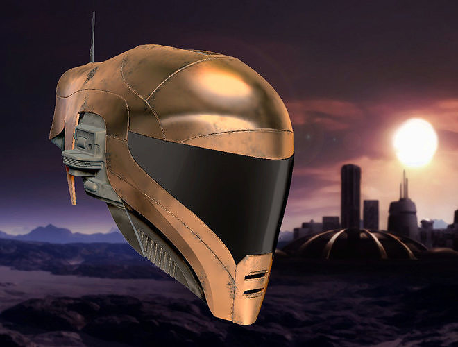 Helmet Zorii Bliss from The Rise of Skywalker 3D print model