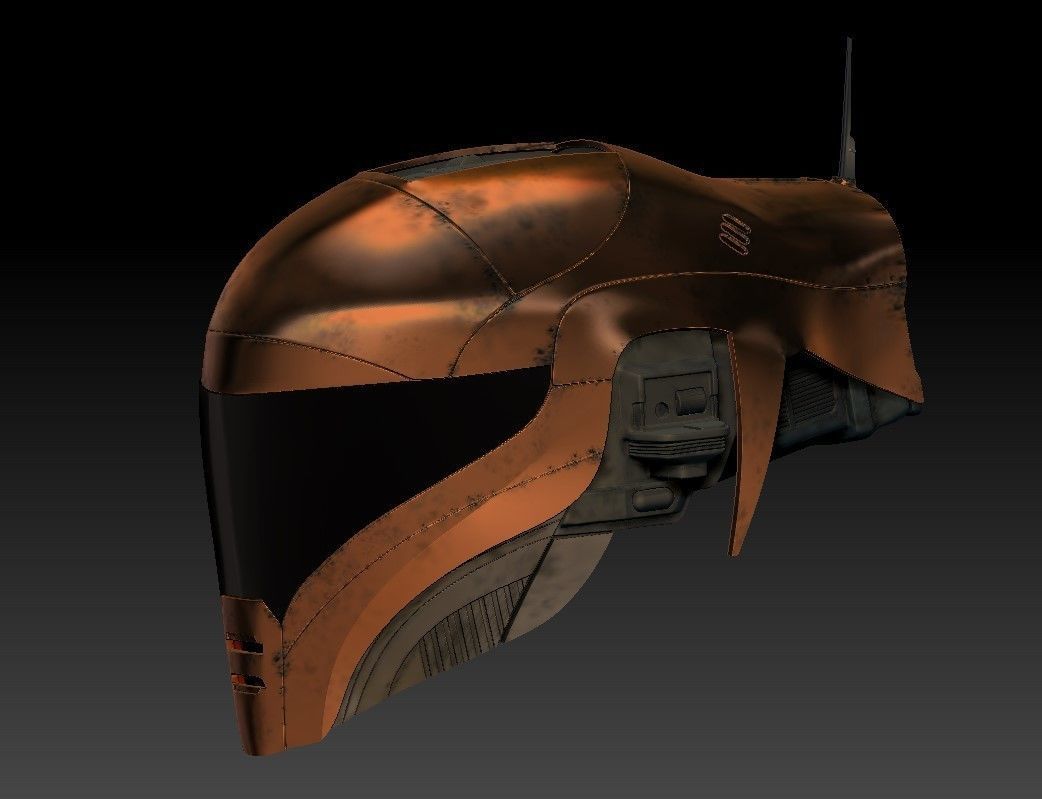 Helmet Zorii Bliss from The Rise of Skywalker 3D print model_53