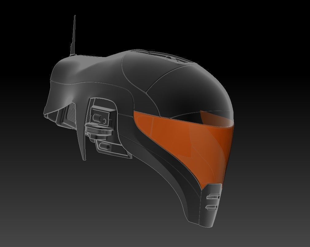 Helmet Zorii Bliss from The Rise of Skywalker 3D print model_37