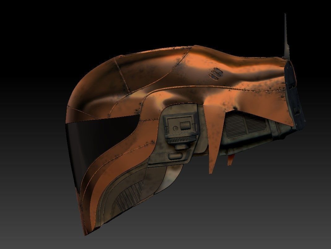 Helmet Zorii Bliss from The Rise of Skywalker 3D print model_54