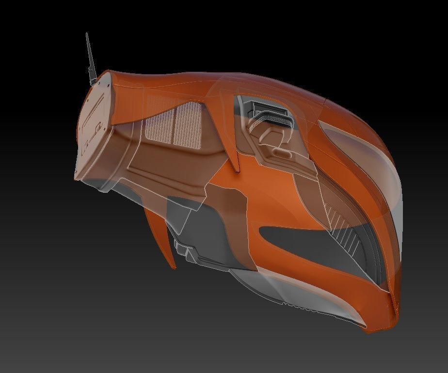 Helmet Zorii Bliss from The Rise of Skywalker 3D print model_20