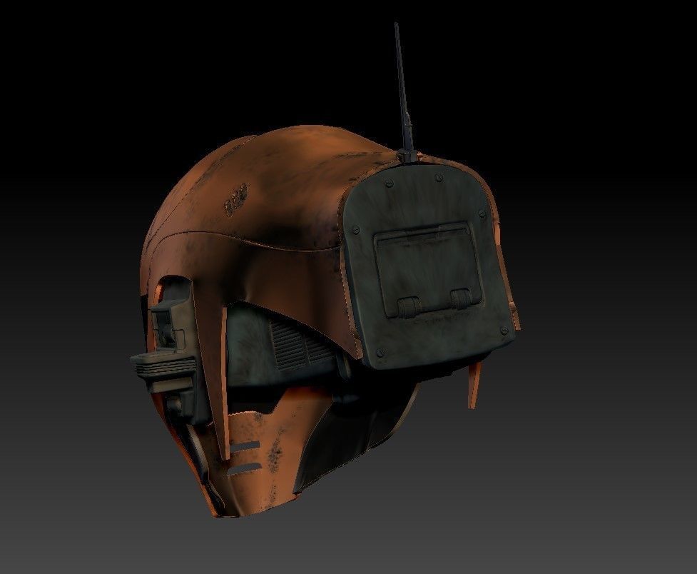 Helmet Zorii Bliss from The Rise of Skywalker 3D print model_56