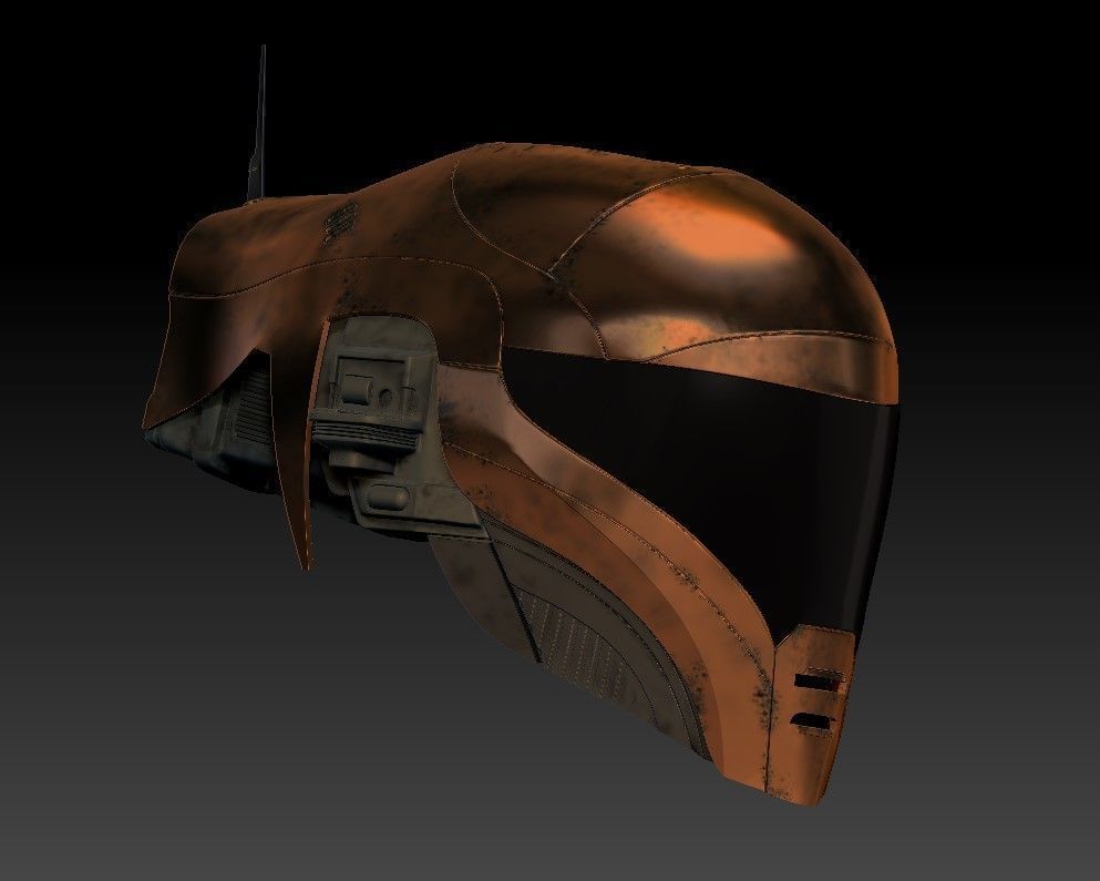 Helmet Zorii Bliss from The Rise of Skywalker 3D print model_47