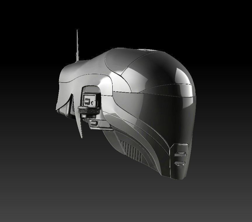 Helmet Zorii Bliss from The Rise of Skywalker 3D print model_19