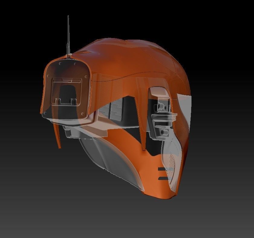 Helmet Zorii Bliss from The Rise of Skywalker 3D print model_21