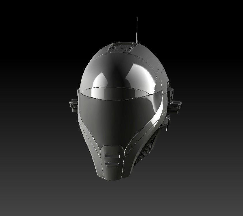 Helmet Zorii Bliss from The Rise of Skywalker 3D print model_41