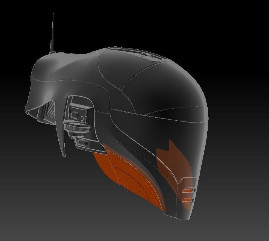 Helmet Zorii Bliss from The Rise of Skywalker 3D print model_33
