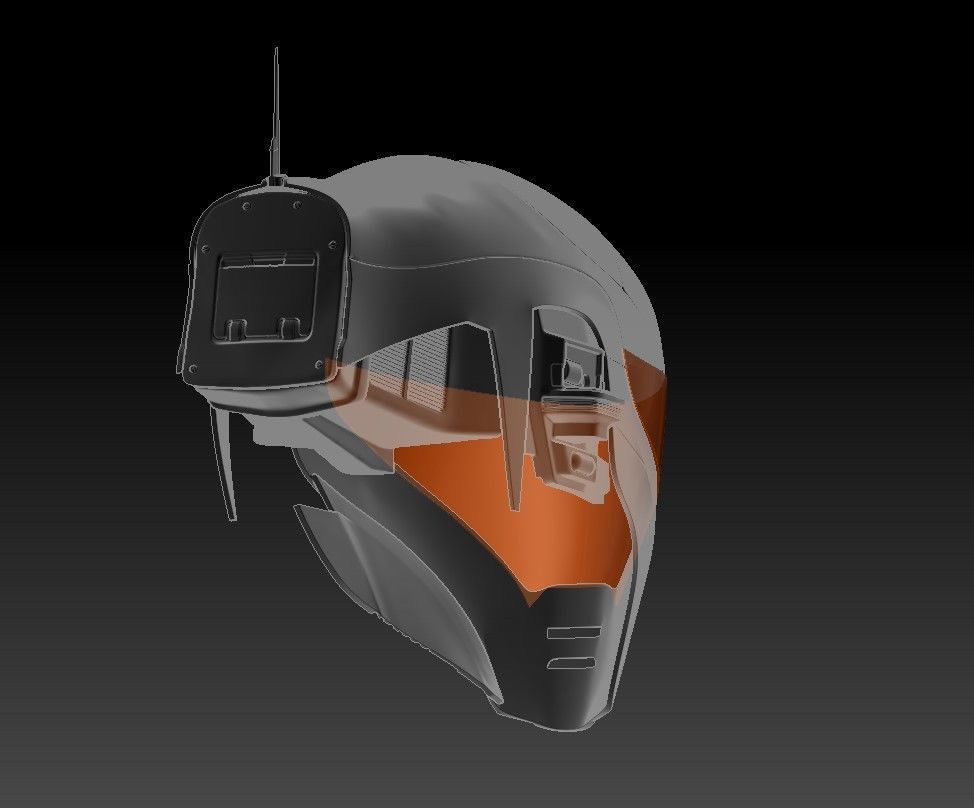 Helmet Zorii Bliss from The Rise of Skywalker 3D print model_39