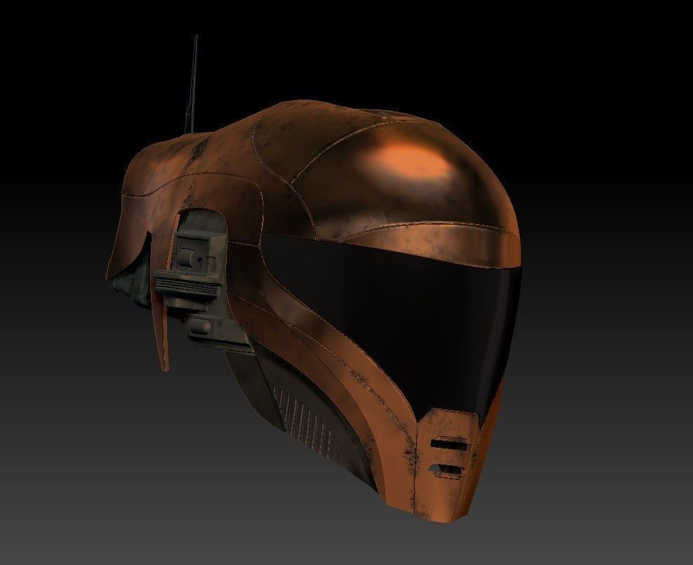 Helmet Zorii Bliss from The Rise of Skywalker 3D print model_48