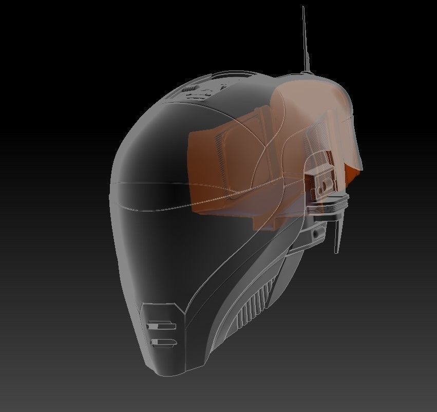 Helmet Zorii Bliss from The Rise of Skywalker 3D print model_25