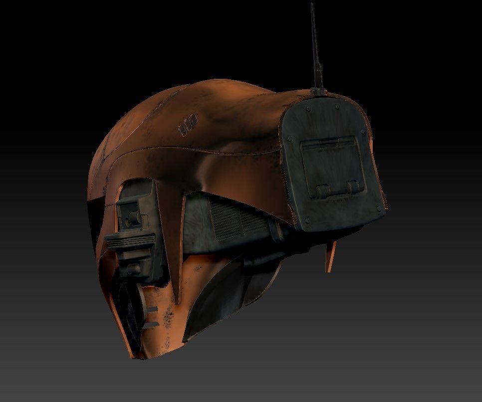 Helmet Zorii Bliss from The Rise of Skywalker 3D print model_55