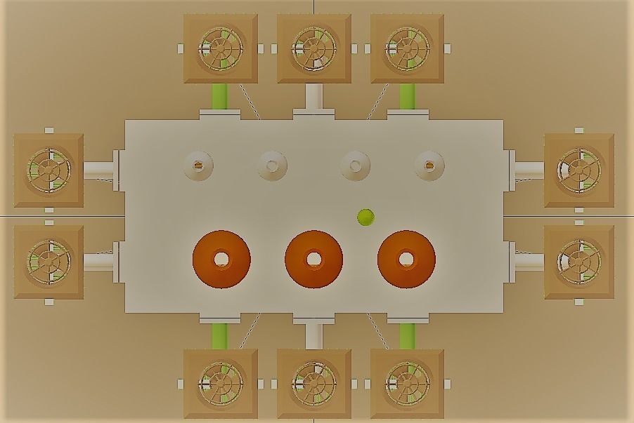 Power Transformer 3D Model New Design 3D model_7