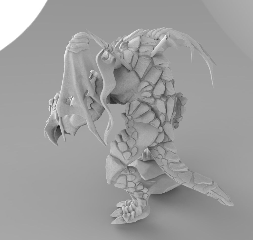 Dota 2 Roshan 3D Print Model 3D print model_2