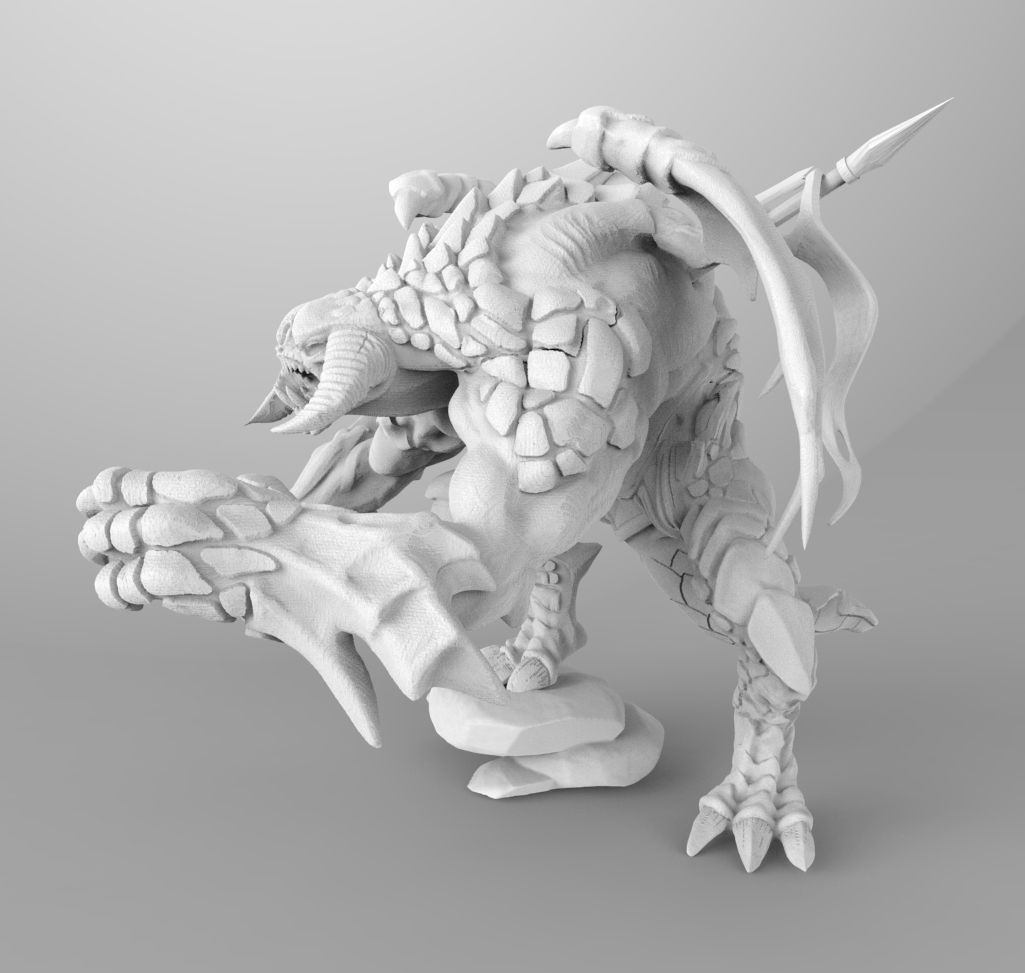Dota 2 Roshan 3D Print Model 3D print model_1