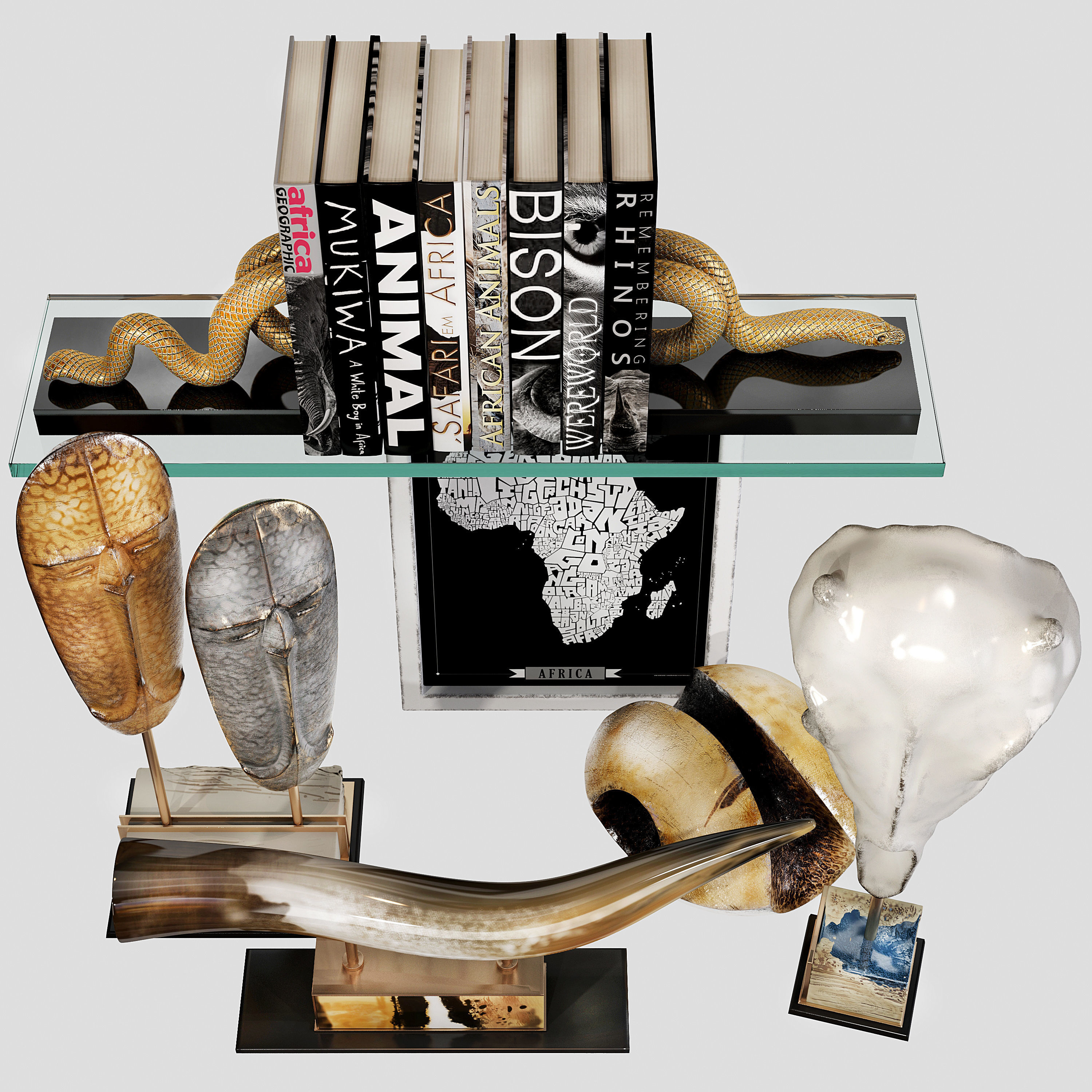 Decor set 67 3D model_4