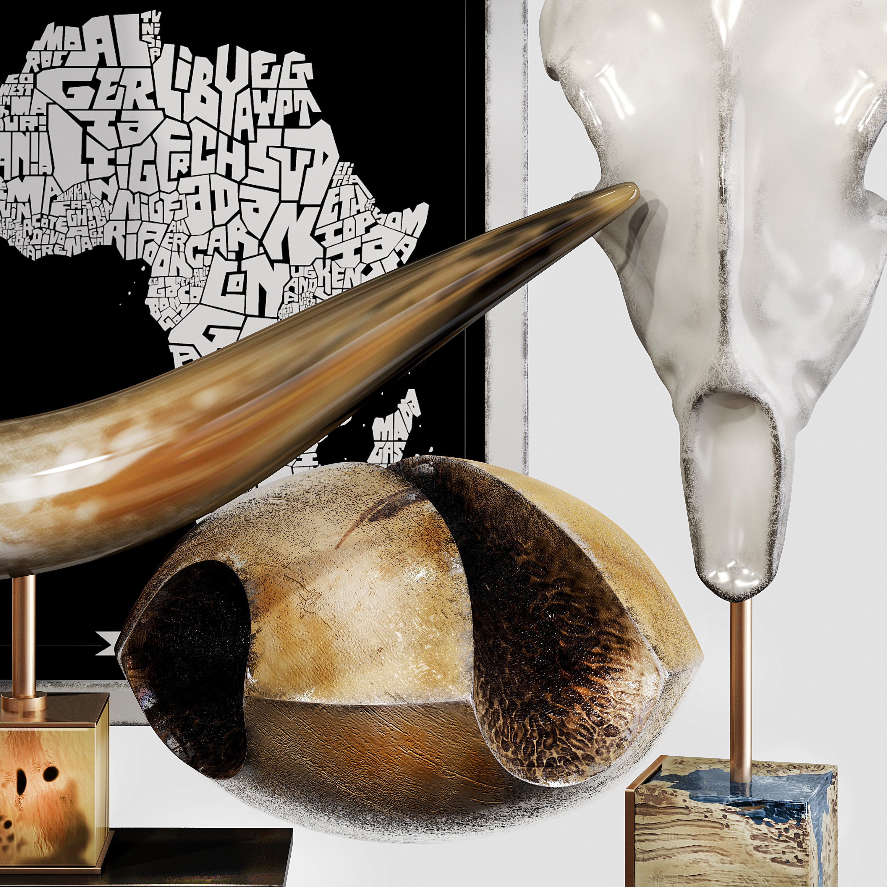 Decor set 67 3D model_2