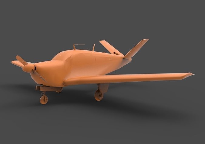 Beechcraft Bonanza 3D print model