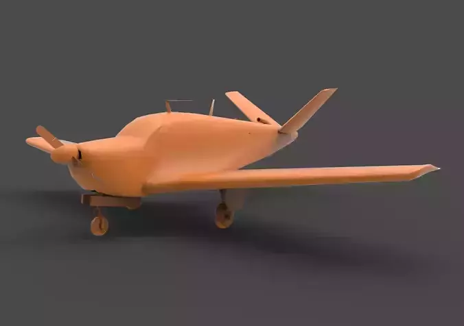 Beechcraft Bonanza 3D print model