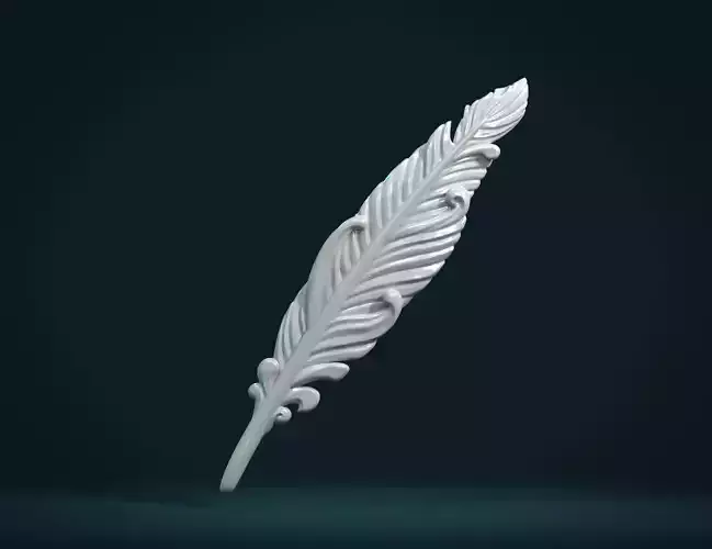 Printable Feather 2 3D print model