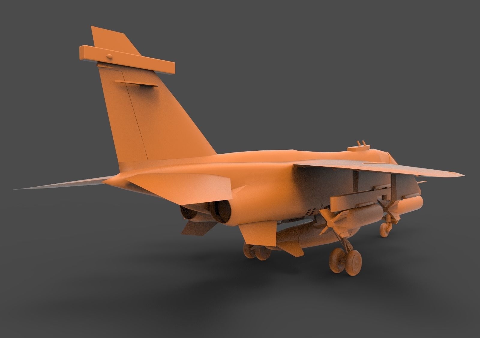 airplane mod2 3D print model_4