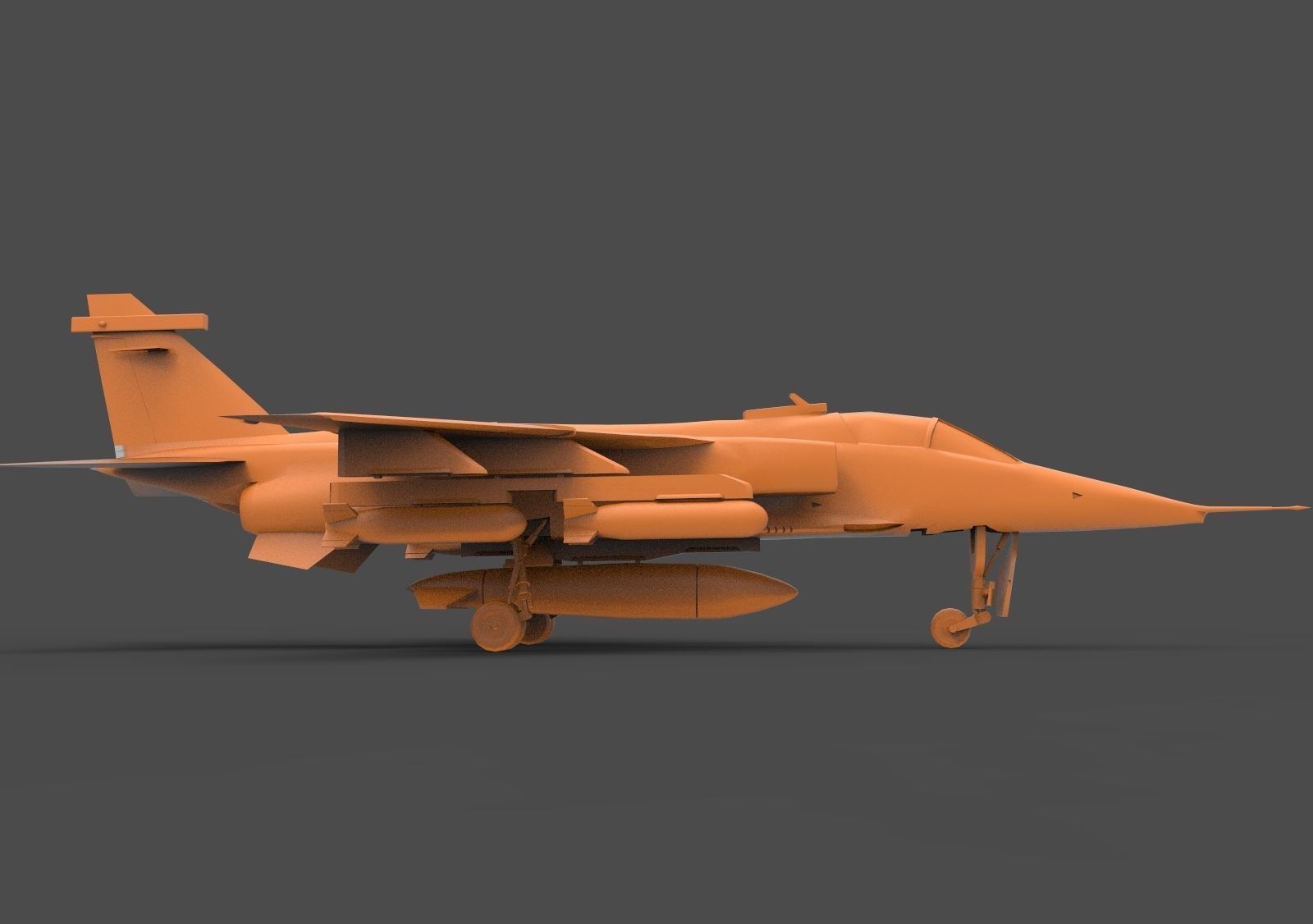 airplane mod2 3D print model_3