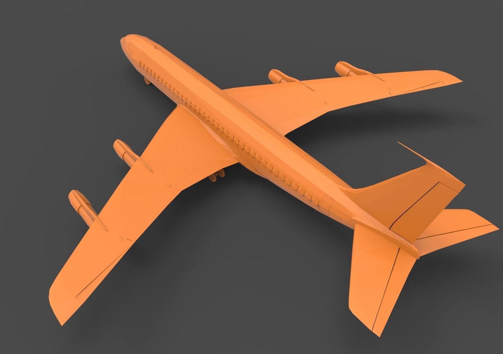 BOEING 707 3D print model_6