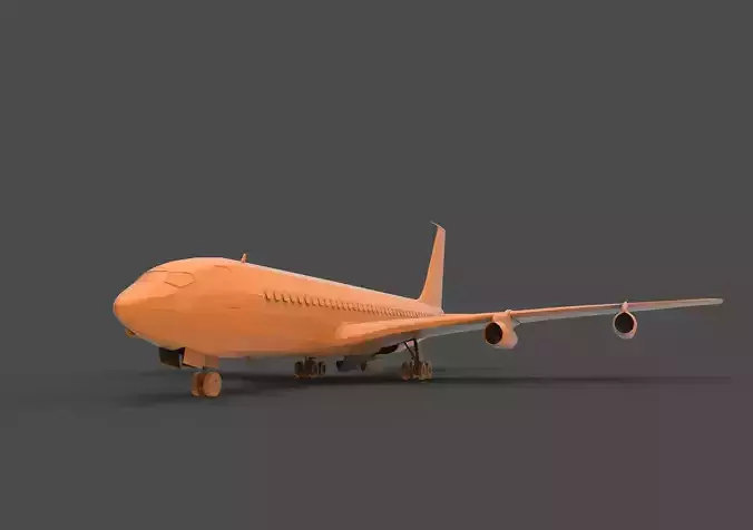BOEING 707 3D print model