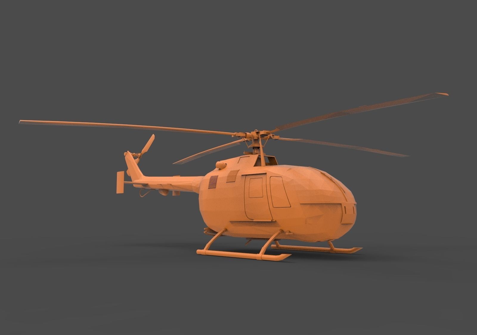 BO 105 3D print model_2