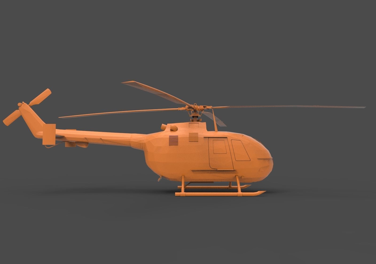 BO 105 3D print model_3