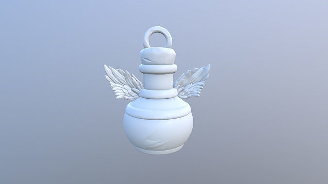 KeyChain Life Potion 3D print model
