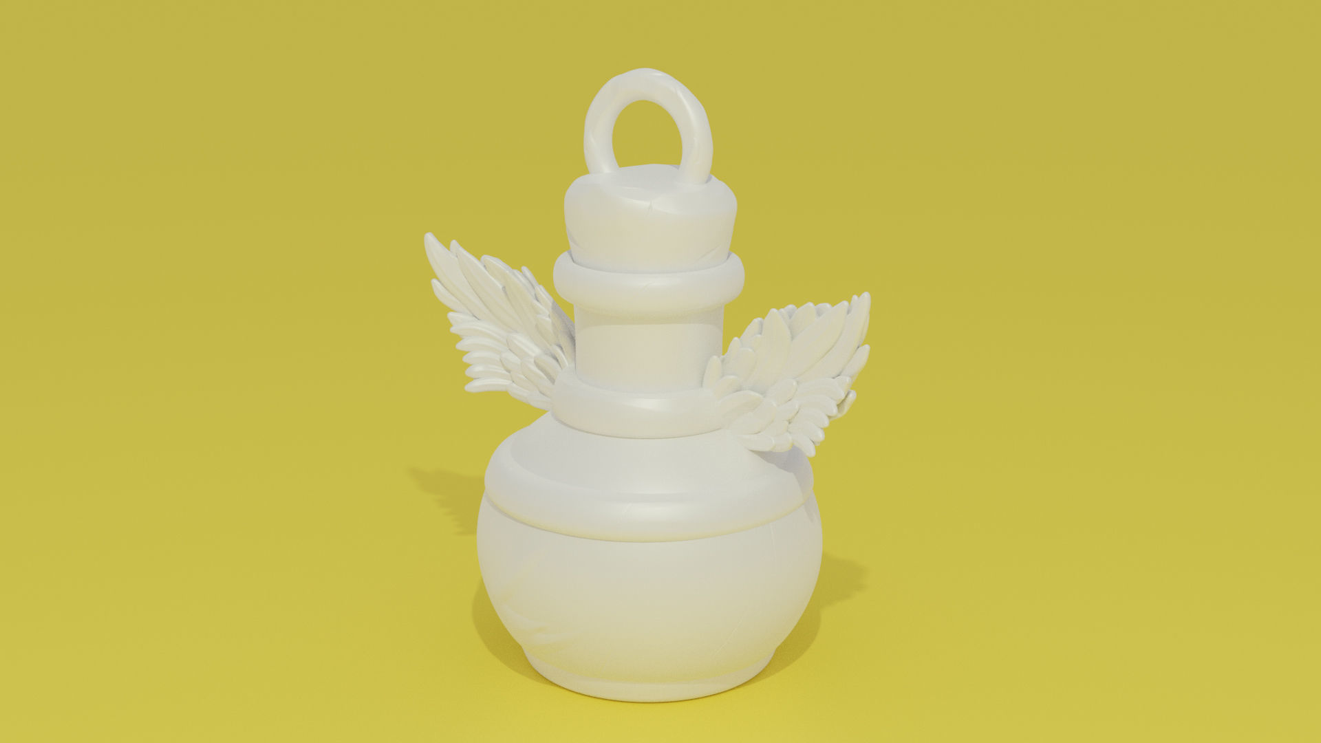 KeyChain Life Potion 3D print model_6