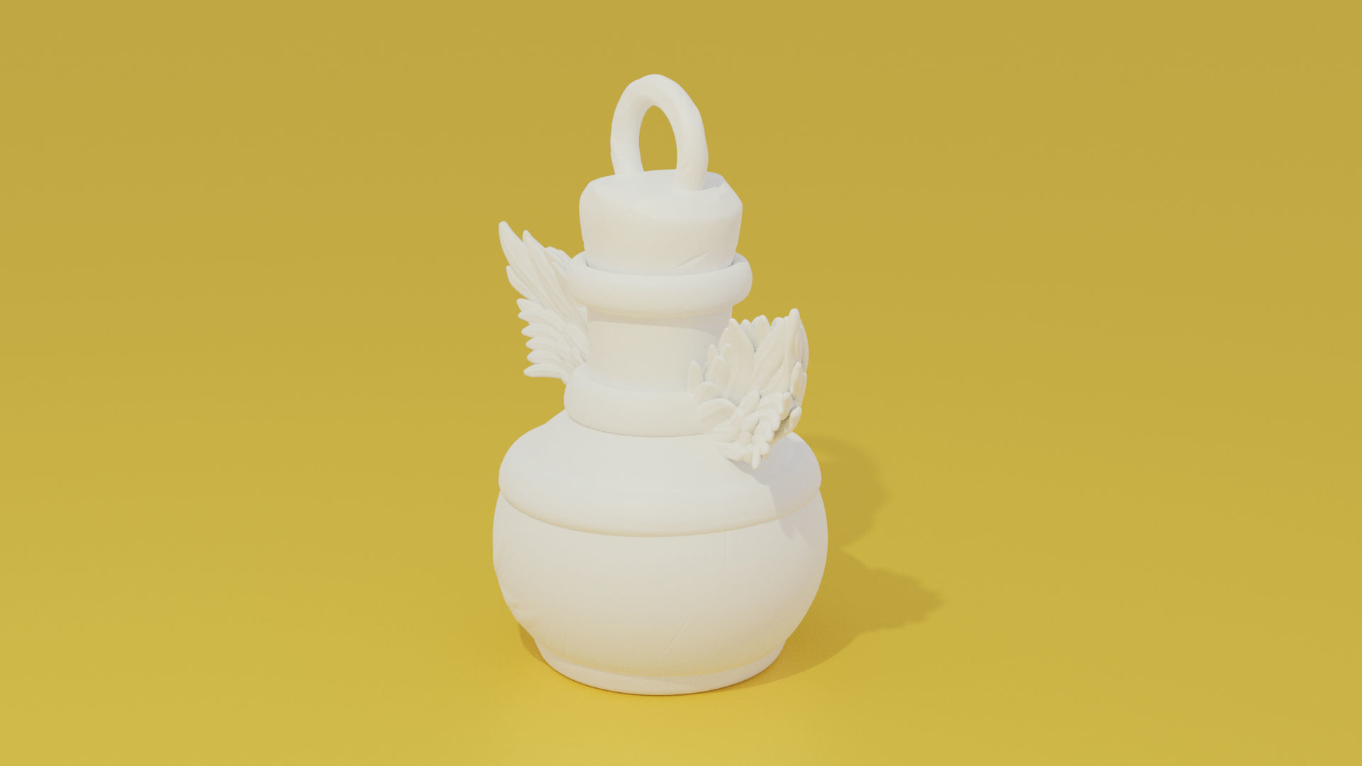 KeyChain Life Potion 3D print model_8