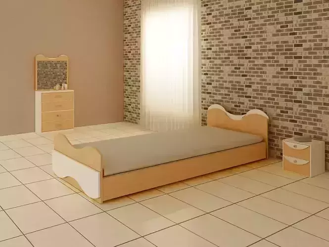 bedroom bed 3D model