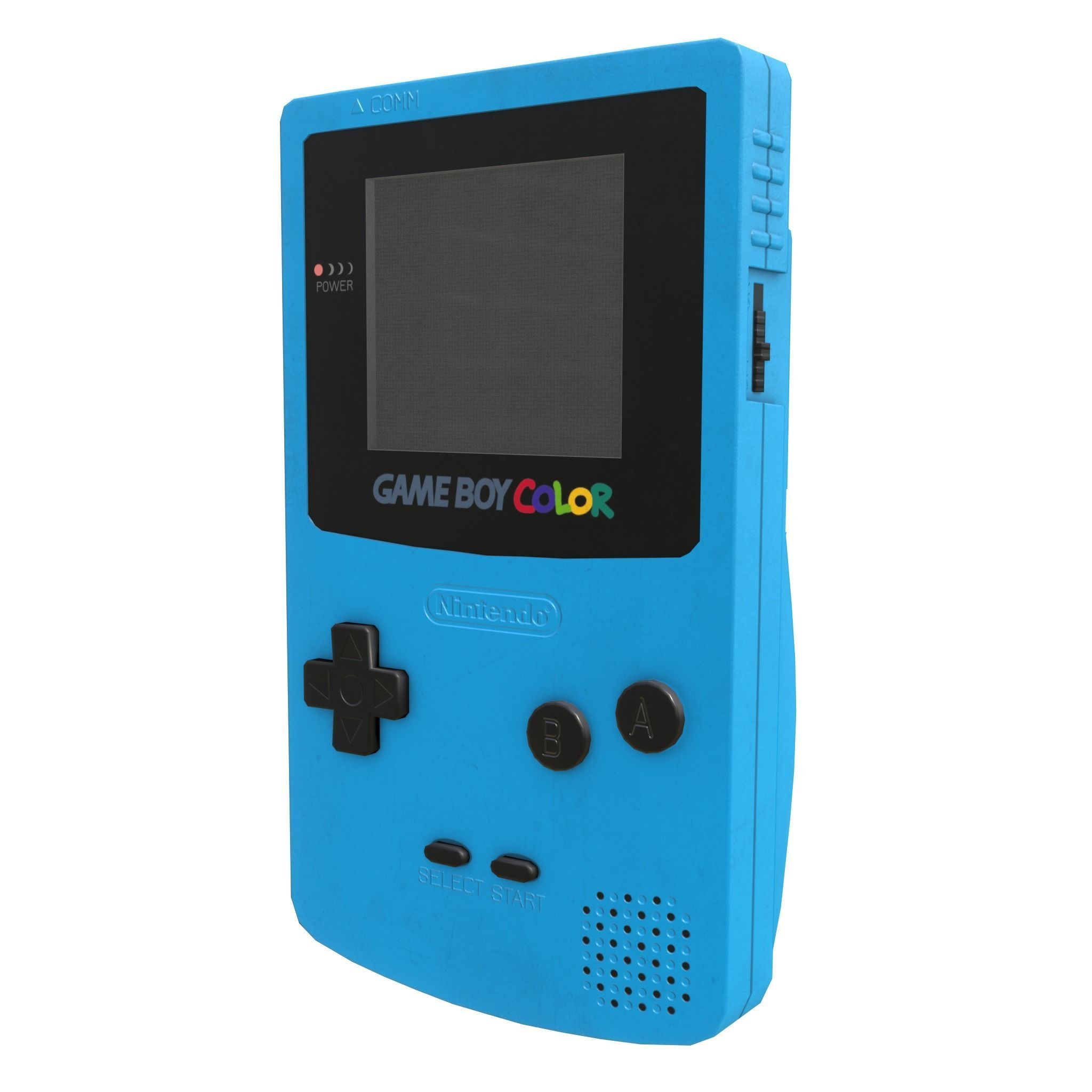 Gameboy color - 5 original colours - game - VR - AR  Low-poly 3D model_6