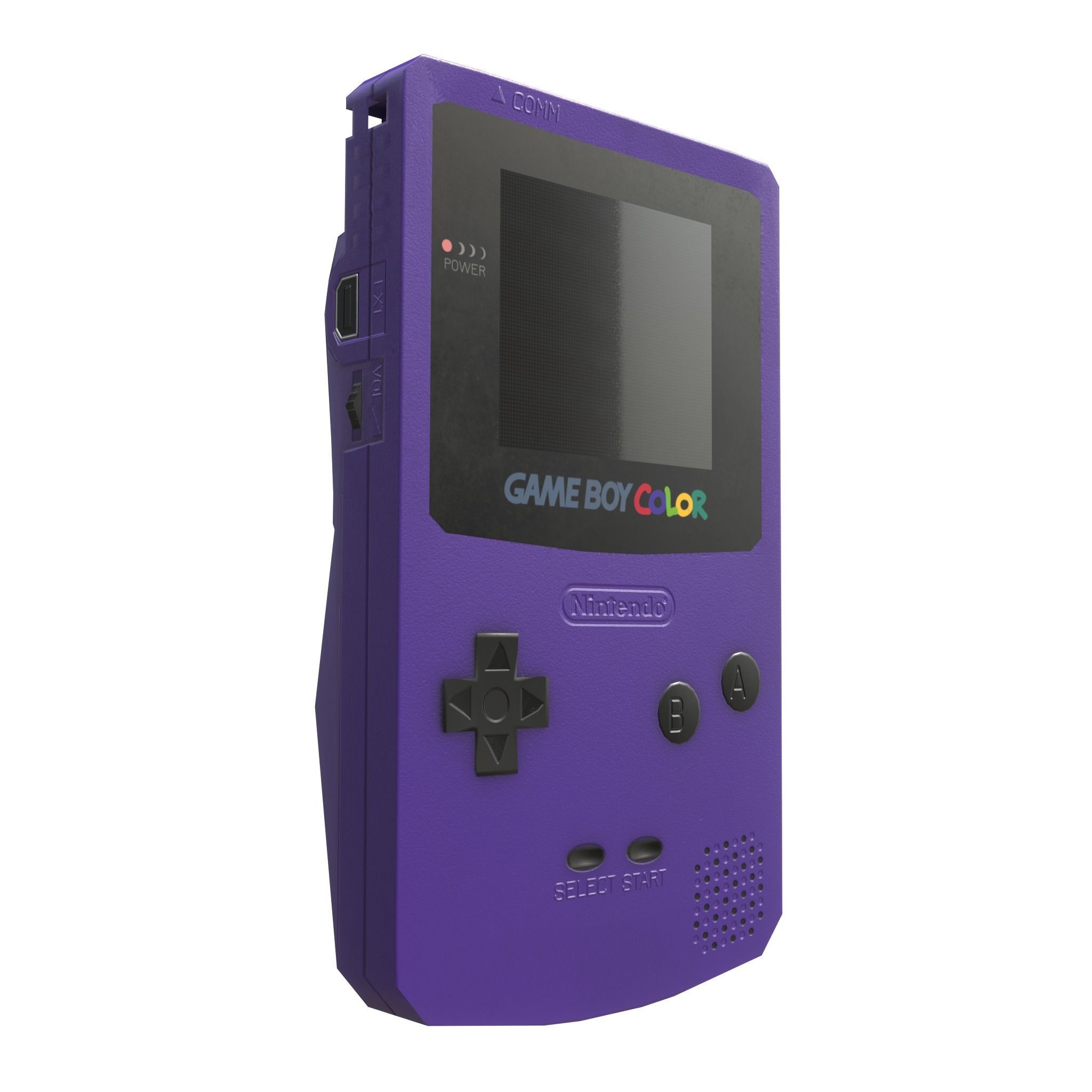Gameboy color - 5 original colours - game - VR - AR  Low-poly 3D model_31